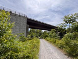 Highway 58 Bridge crossing the Virginia Creeper Trail, outside of Damascus, Virginia