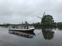 Tour Boat on the Kinderdijk, Netherlands
