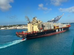The MSC Container Freight Ship Jessenia R