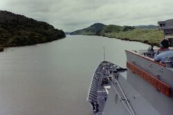 USS Port Royal Transiting the Panama Canal
