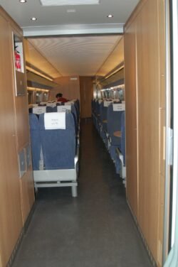 Interior Shot of A Chinese High Speed Train