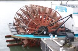 Paddle Wheel Tugboat Detail