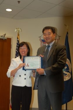 Winnie's New Certificate
