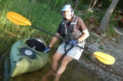 Taking Out the Trophy 126 kayak for her maiden voyage