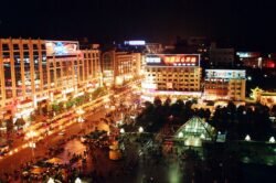 Guilin City Center at Night
