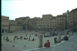 The Main Plaza of Siena