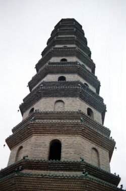 A traditional Chinese tower