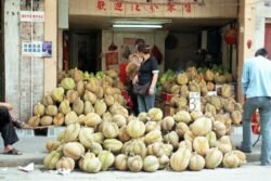 Jackfruit Seller in Guangzhou