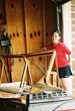 Inside the Garage After Hurricane Katrina