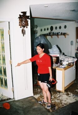 Winnie in the Kitchen After Hurricane Katrina