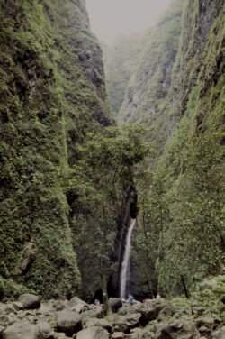 Sacred Falls in Oahu, Hawaii
