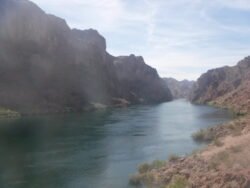 Looking Up River From The Gauger's Homesite