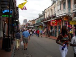 Bourbon Street At Easter