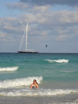Winnie And The Sailboat