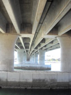 Looking Under the Mission Bay Bridge