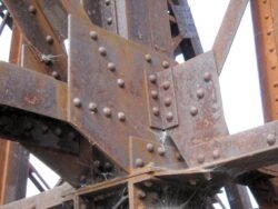 Close-up of the Neabsco Creek Bridge