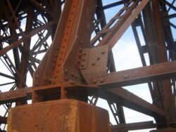 Close-up of the Neabsco Creek Bridge