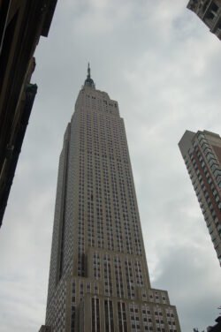 Looking Up At The Empire State Building
