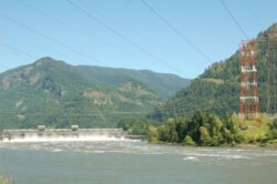 The Dalles Dam on the Columbia River, Lyle, Washington