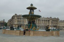 Central Fountain At Place De la Concorde