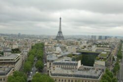Looking Out From The Arc De Triomphe