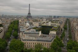 Looking Down Avenue D'Iena And Avenue Kleber
