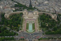Musee De L'Homme From Top Of The Eiffel Tower