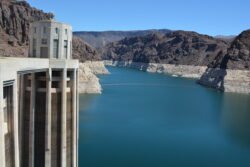 Lake Mead as seen from top of hoover dam