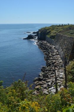 Along Cliff Walk, Narragansett, Rhode Island
