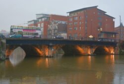 Bristol Bridge At Sunset