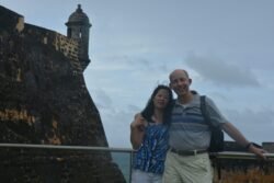 Ron and Winnie at Castillo San Cristóbal