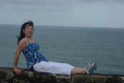 Winnie on the Wall of Castillo San Cristóbal