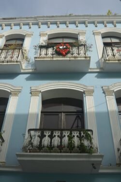 A Historic Building Facade of Old Town San Juan