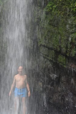 Ron In A Waterfall
