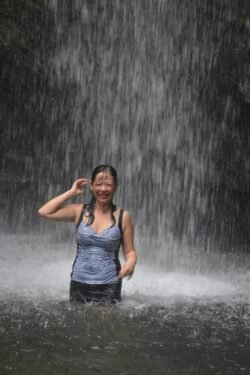 Winnie In The Falls