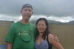 Ron and Winnie on Yokahu Tower, Puerto Rico