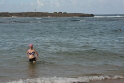 Winnie Enjoying Boca de Cangrejos Beach, Puerto Rico