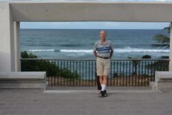 Ron at Plaza San Juan Baustista