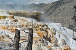 Images of Mt Terrace, Yellowstone Park