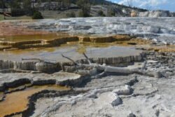 Mount Terrace at Yellowstone Park