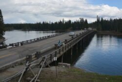 Fishing Bridge in Yellowstone Park