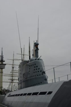 Detail View of the Wilhelm Bauer's Sail
