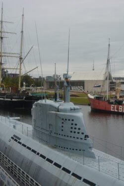 Detail View of the Wilhelm Bauer's Sail