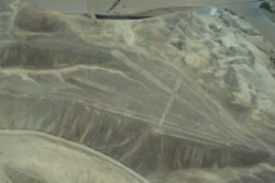 Lines Engraved in The Nazca Desert of Peru - Straight Lines and Geometric Shapes