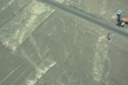 Lines Engraved in The Nazca Desert of Peru - Tree with Hands