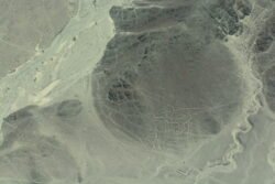 Lines Engraved in The Nazca Desert of Peru - The Lizard