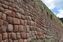 Inca Stonework At The Pisaq Archeological Site of Peru