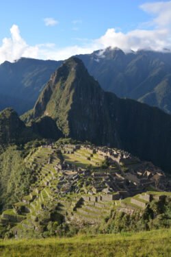 At the Entrance to Machu Picchu