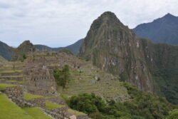 A View of Machu Picchu Agricultural Terraces