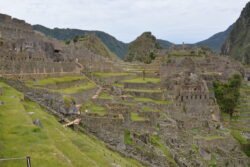 A Mix of Farming Terraces and Buildings of Machu Picchu